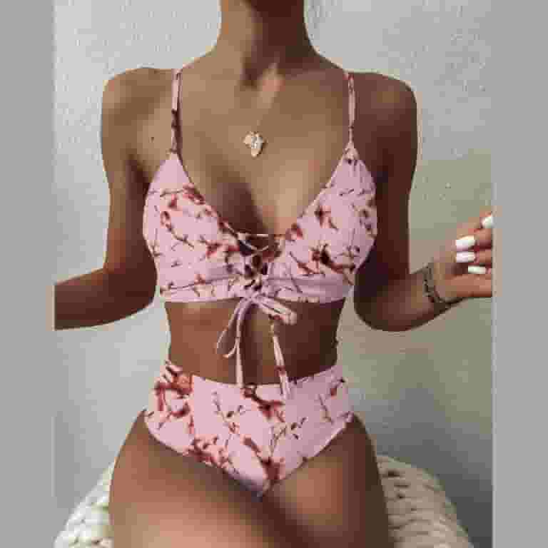 Gubotare Bikinis For Women Women's High Cut Bikini Sets Gubotare Bikinis For Women Women's High Cut Bikini Sets