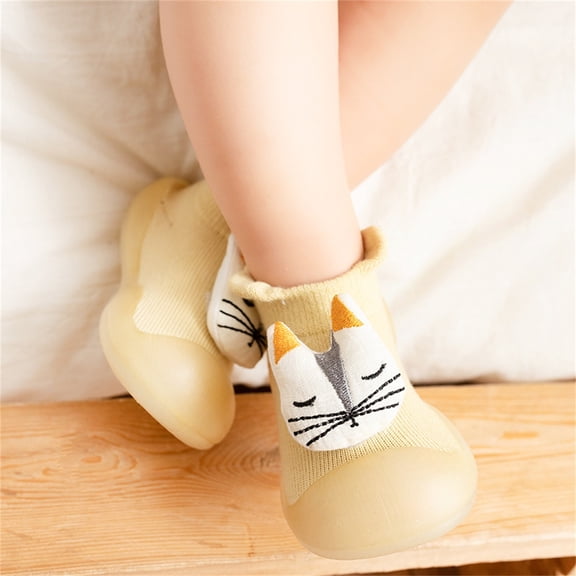 "Gubotare Booties Baby Girls Boys Boots Anti-Skid Warm Winter Booties Ankle Moccasins Toddler Firstwalker,Yellow 0 Months"