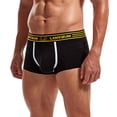 thumbnail image 1 of Gubotare Boxer Briefs Men's Underwear Boxer Briefs Cotton Black Mens Boxer Briefs Underwear Men Pack Wide Waistband,Black XL, 1 of 4