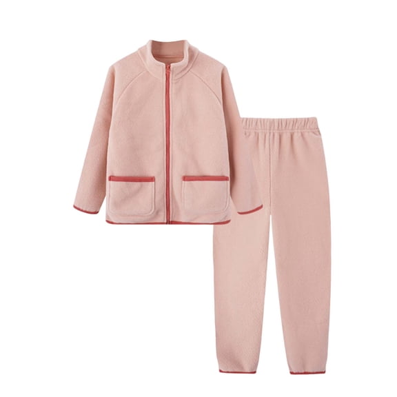 Gubotare Boy Pajamas Set Kids' Long Sleeve Pajamas Set – Soft Home Clothes & Sleepwear Size 11-12 (Pink,11-12 Years)