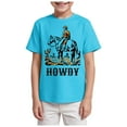 thumbnail image 1 of Gubotare Boy Shirts Little Boys Girls T-Shirts Toddler Short Sleeve Letter Print Tees Size 7-8 Years (Sky Blue,7-8 Years), 1 of 4