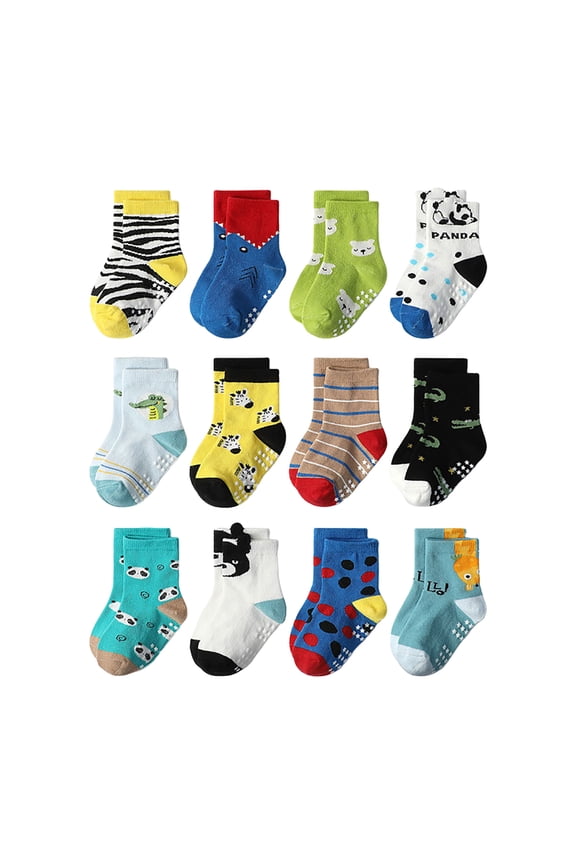 Boy Socks Kids Girls Colorful Creative Fun Novelty Design Crew Socks Size 5-7 (E,5-7 Years)