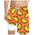 thumbnail image 1 of Gubotare Boy Swim Trunks Boys Swim Trunks Swimming Shorts Stretchy Quick Dry Swimsuit (Orange,Size 6-7 Years), 1 of 7