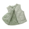 thumbnail image 1 of Gubotare Boy Warm Vest Baby Toddler Girls Boys Vest Soft Waistcoat Sleeveless Jacket Lightweight Vests 4T 5T (Green,4-5 Years), 1 of 7