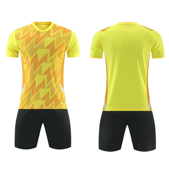 Gubotare Boys 2 Piece Outfits Boys 2-Piece Shorts Set - Short Sleeve T-Shirt and Shorts Set,11-12 Years Yellow