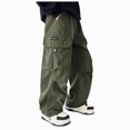 thumbnail image 1 of Gubotare Boys Athletic Sweatpants Boys Sweatpants Active Pants Boys Joggers Athletic Pants for Kids 5T 6T (Green,5-6 Years), 1 of 5