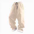 thumbnail image 1 of Gubotare Boys Baggy Sweatpants Baby Boys Pants Infant Joggers Sweatpants Size 9-10 (Beige,9-10 Years), 1 of 4