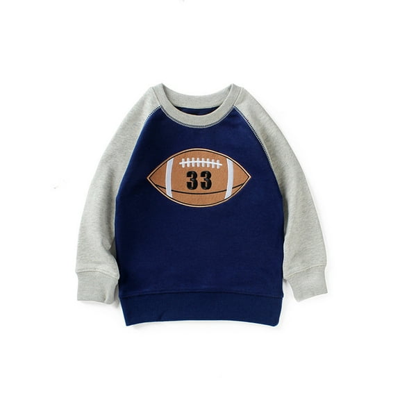 Gubotare Boys Basic Sweatshirt Sweatshirt | Boys Pullover Sweater | Sweater For Boys Size 7-8 Years (Blue,7-8 Years)