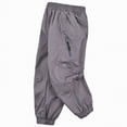 thumbnail image 1 of Gubotare Boys Cargo Pants Straight Leg Boys Cargo Pants Kids Stretch Hiking Pants Casual Elastic Waist Youth Cargo Joggers with Pockets Size 9-10 (Purple,9-10 Years), 1 of 6