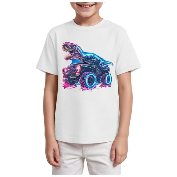 Gubotare Boys Clothes Graphic T-Shirt for Boys Girls, Crewneck Casual Breathable Short Sleeve Tops Tee Shirt Tshirt for Teen Kids Sizes 11-12T (White,11-12 Years)