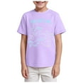 thumbnail image 1 of Gubotare Boys Clothes Summer Toddler Boys Shirts Short-Sleeve Little Kids t Shirts Boys' Tops, Tees & Shirts Graphic TEE Sizes 11-12T (Light Purple,11-12 Years), 1 of 4
