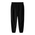 thumbnail image 1 of Gubotare Boys Girls Jogger Pants with Pockets Little Kids Casual Active Pants Unisex Toddler Pull On Joggers Size 3T-11T (Black,Sizes 5-6 Years), 1 of 5