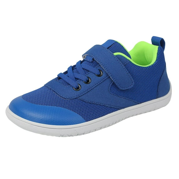Gubotare Boys Girls Shoes Kids Barefoot Casual Walking Lightweight Running Athletic Sneakers Little Kid Big Kid(Blue,Big Kids 3)