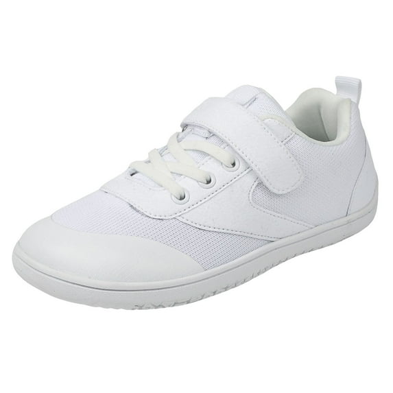 Gubotare Boys Girls Shoes Kids Barefoot Casual Walking Lightweight Running Athletic Sneakers Little Kid Big Kid(White,Little Kids 10.5)