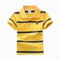 thumbnail image 1 of Gubotare Boys Golf Shirts Boys Golf Polo Shirt School Uniform Moisture Wicking Athletic Short Sleeve Active Polo Shirts Size 9-10 (B,9-10 Years), 1 of 4