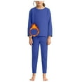 thumbnail image 1 of Gubotare Boys Long Sleeve Pajama Set Boys Cotton Pajamas Long Sleeve Toddler Boys Pjs Kids Sleepwear Sets Size 9 12 Months (Dark Blue,9-12 Months), 1 of 9