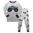 thumbnail image 1 of Gubotare Boys Pajama Pants Big Big Boys Girls Pajamas Set Kids PJs Cotton Sleepwear Size 9-10 (Grey,9-10 Years), 1 of 9