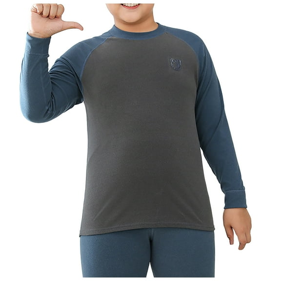 Gubotare Boys Pajama Pants Set Boys Pajama Set Kids Long Sleeve Pyjamas Cartoon Sleepwear for Kids Nightwear Pjs Set Size 9-10 (Dark Gray,9-10 Years)