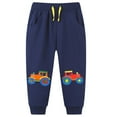 thumbnail image 1 of Gubotare Boys Pants Joggers Athletic Boys Sweatpant Slim Fit Boys Joggers Pants for Kids Size 6-7 (Navy,6-7 Years), 1 of 6