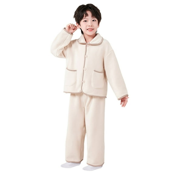 Gubotare Boys Pjs Boys and Girls Pajamas Sets Pjs Holiday Sleepwear Children Clothes Size 11-12 Years (Yellow,11-12 Years)