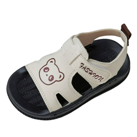Gubotare Boys Sandals Boys Sandals for Summer Daily Wear Breathable Toddler Boy Shoes Size 10 (White,10 Toddler)