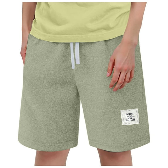 Gubotare Boys Shorts Toddler Boys Basketball Shorts Kids Mesh Shorts Active Soccer Shorts with Elastic Waist Shorts (Green,Size 3-4 Years)