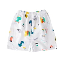 Gubotare Boys Shorts Youth Toddler Boys Basketball Shorts Kids Mesh Shorts Active Soccer Shorts with Drawstring Quick Dry Shorts,White 3-4 Years