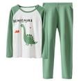thumbnail image 1 of Gubotare Boys Soft Pajamas Boys' Cartoon Print Pajama Set Cotton Comfort Size 7-8 (Green,7-8 Years), 1 of 9