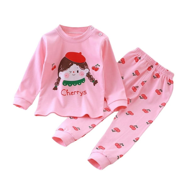 Gubotare Boys Soft Pajamas Toddler Boys' Pajama Set – Loungewear & Nightwear Size 3 6 Months (Pink,3-6 Months)