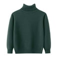 thumbnail image 1 of Gubotare Boys Sweater Boys Sweater Pullover School Uniform V-Neck Soft Cotton Clothing Size 5T 6T (Dark Green,5-6 Years), 1 of 5