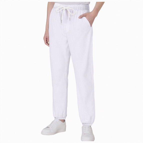 Gubotare Boys Sweatpants Kids Clothes Athletic Casual Joggers Pants with Poket Drawstring Size 11-12 (White,11-12 Years)