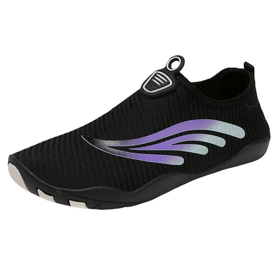 Gubotare Boys Swim Shoes Toddler Water Shoes for Girls Boys Kids Barefoot Swim Beach Aqua Shoes Breathable Quick Dry for Outdoor Water Sports Pool River Size 3 (Black,Big Kids 3)