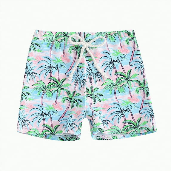 Gubotare Boys Swimming Trunks Little Boys Swim Trunks Toddler Beach Shorts Swimsuit Kids Quick Dry Swimwear 2T 3T (Green,2-3 Years)