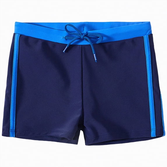 Gubotare Boys Toddler Swim Trunks Boys Swim Trunks with Compression Liner Kids Boxer Briefs Bathing Suit Swimming Shorts Quick Dry 4T 5T (Navy,4-5 Years)