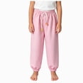 thumbnail image 1 of Gubotare Boys Track Pants Baby Boys' Jogger Pants Classic Fit Elastic Waist Kids Toddler Pants Long Pants 5T 6T (Pink,5-6 Years), 1 of 4