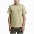 thumbnail image 1 of Gubotare Boys Tshirt Boys Short Sleeve T Shirts Kids Summer Workout Tops Crewneck Basic Tee Size 11-12 (Green,11-12 Years), 1 of 7