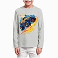 thumbnail image 1 of Gubotare Boys Undershirt Toddler Boys Girls Shirts Fall Winter Long Sleeve Casual Clothes Tops for Kids Size 11-12 (Light Gray,11-12 Years), 1 of 5