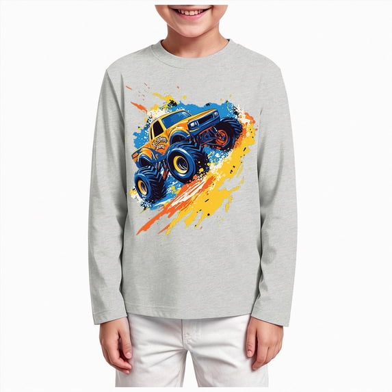 Gubotare Boys Undershirt Toddler Boys Girls Shirts Fall Winter Long Sleeve Casual Clothes Tops for Kids Size 11-12 (Light Gray,11-12 Years)