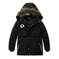 thumbnail image 1 of Gubotare Boys Winter Coats Winter Coat for Baby Boys Girls Fleece Jacket Toddler Clothes Size 4T (Black,4 Years), 1 of 3