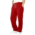thumbnail image 1 of Gubotare Boys and Toddlers' Cotton Joggers Toddler Boy Joggers (Red,7-8 Years), 1 of 5