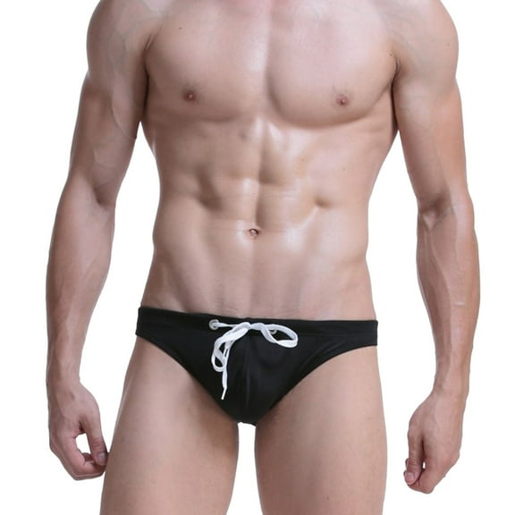 Gubotare Captain Underpants Men's Underwear Micro Modal Bikini Briefs Low Rise Half Back Coverage Silky Touch Underpants Multipack,Black L