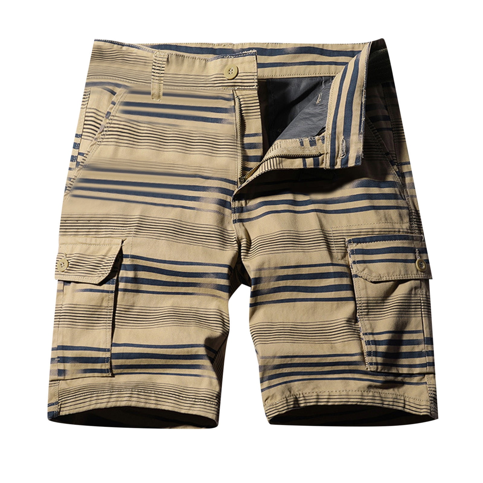 Gubotare Cargo Shorts For Men Belted Relaxed Fit Casual Tactical Knee