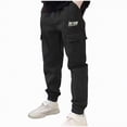 thumbnail image 1 of Gubotare Chino Pants Boys Boys Dress Pants School Uniform Golf Pants for Boys Adjustable Waist Twill Chino Pant Size 9-10 (White,9-10 Years), 1 of 6