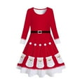 thumbnail image 1 of Gubotare Christmas Dresses for Girls Toddler Girl Dress Girls Dresses Long Sleeve Casual Fall Dresses for Kids Size 8-9(Black,8-9 Years), 1 of 3