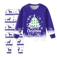 thumbnail image 1 of Gubotare Christmas Gifts for Girls Toddler Kids Boys Girls Fit Sleepwear Pajamas 2pcs Pjs Set 5T 6T (Blue,5-6 Years), 1 of 4