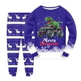 thumbnail image 1 of Gubotare Christmas Pajamas Little Girls Set Unisex Babies, Toddlers and Kids' Snug-Fit Pajama Sleepwear Sets 2T 3T (Blue,2-3 Years), 1 of 4