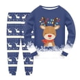 thumbnail image 1 of Gubotare Christmas Pajamas Toddler and Baby Boys Pajamas Sets Pjs Toddler 2 Piece Long Sleeve Sleepwear Kids Clothes Sets 4T 5T (Navy,4-5 Years), 1 of 4