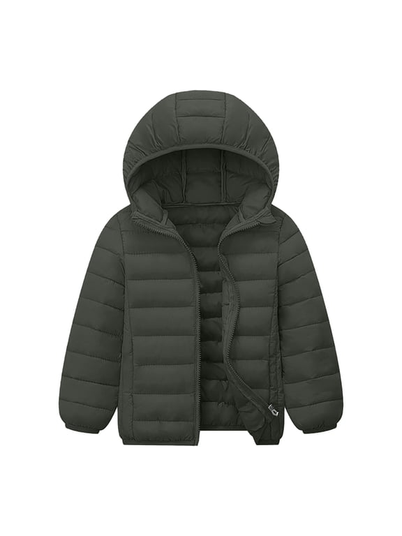 Coats for Girls Kids Winter Coat - Lightweight Packable Puffer Jacket for Boys and Girls Size 5T 6T (AG,5-6 Years)