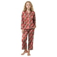thumbnail image 1 of Gubotare Cute Boy Christmas Pajamas Boys Pajamas Set for Kids 2 Piece Long Sleeve Soft Cozy Sleepwear Stretch Fashion Pjs for Big Boys Size 7-8 (Watermelon Red,7-8 Years), 1 of 6