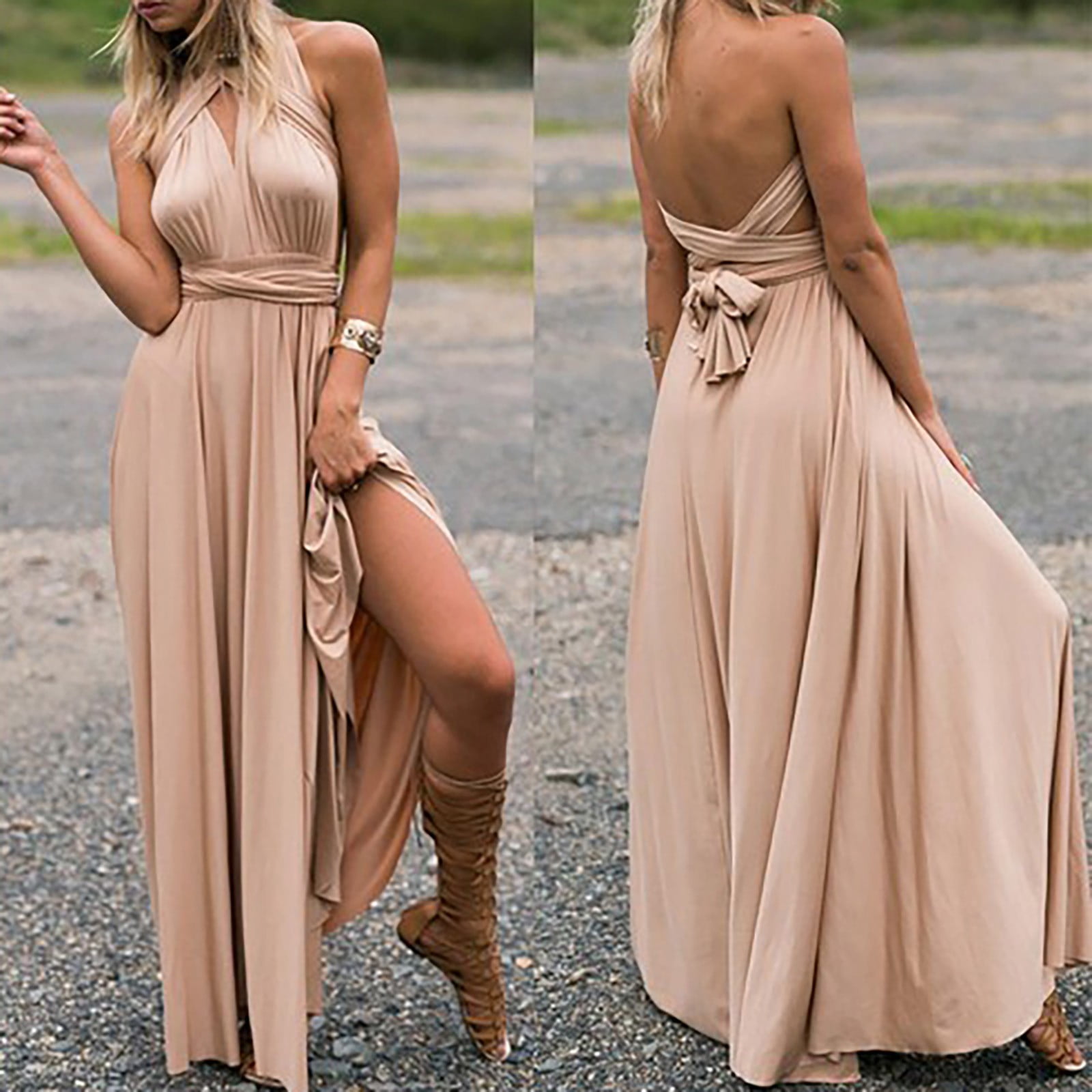 beige dresses for women